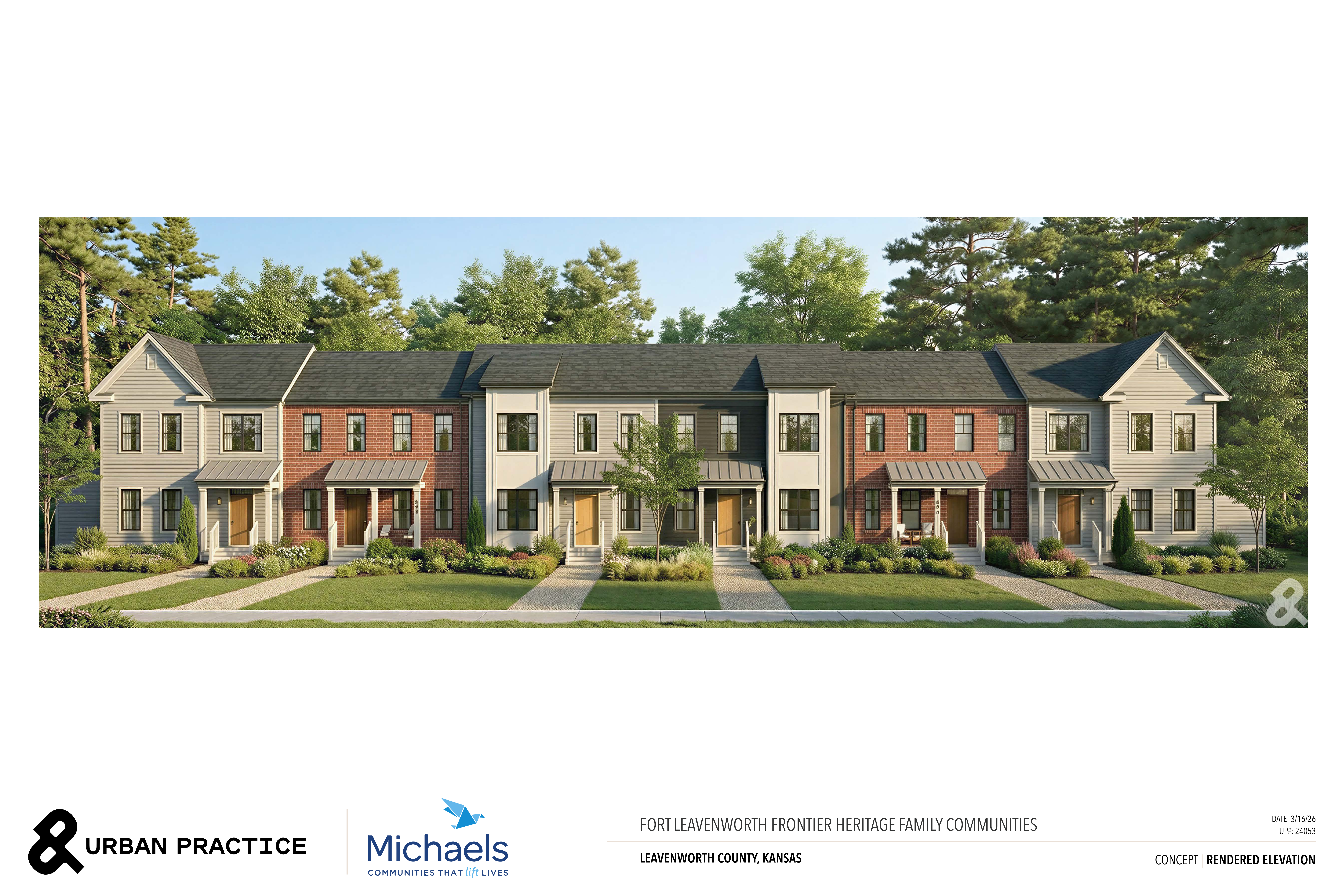 New Kansa neighborhood rendering - site plan
